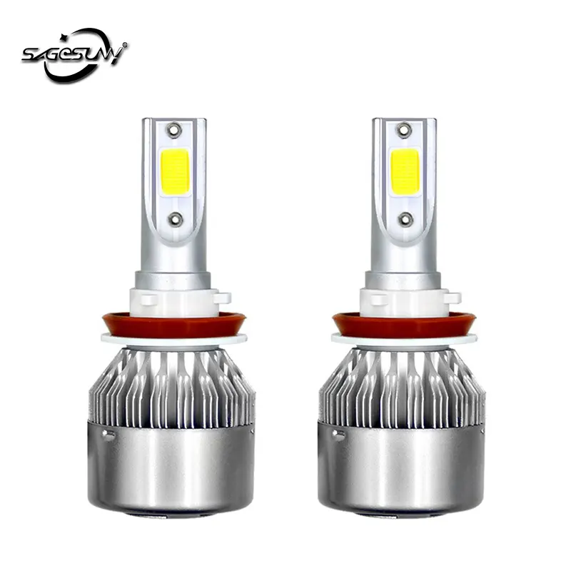 Car LED Light C6 H8 H9 H11 LED Headlight Bulb Fit For Toyota Raize Corolla Yaris