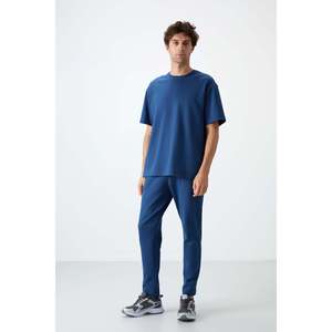 Ensemble de survêtement pour homme en coton épais, doux et texturé, coupe ample, basique - 85251 - Parliament/parliament - Product Image 1