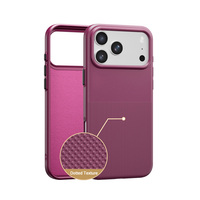Coque de téléphone magnétique en TPU en gros, texture 3D, antidérapante, antichoc, avec logo personnalisé pour iPhone 18 17 16 Pro Max