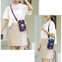 Tas Selempang Kecil Ponsel Fashion Logo Kustom, Dompet Saku Bahu, Kantong Ponsel, Sarung Ponsel dengan Tali Leher