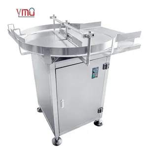 YIMU Automatic Plastic Glass PET Bottle Round Rotary Unscrambler Bottle Sorting Turntable Feeding Table For Packaging Line