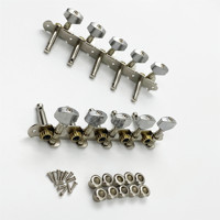 Original Factory Wholesale 5R5L Long Tail Hole Guitar Tuning Pegs for 10 String Banjo Folk Classical Guitar Accessories