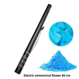 آلة ألعاب نارية إلكترونية محمولة باليد بطول 80 سم للبيع بالجملة، قاذفة نثار للأعراس للاستخدام الداخلي والخارجي - Product Image 3