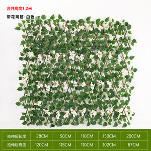 LL Vente en gros de clôtures de <span class=keywords><strong>jardin</strong></span> en bois simulé télescopiques pour la décoration de la maison et du <span class=keywords><strong>jardin</strong></span>, extensions de clôtures de fleurs et de plantes vertes artificielles - Product Image 3