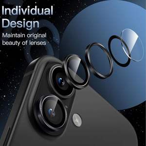 Protector de Lente de Cámara HD Personalizado de Fábrica para iPhone Serie 15-17, Antiexplosión, Alta Definición, Película de Vidrio de Alta Calidad - Product Image 2