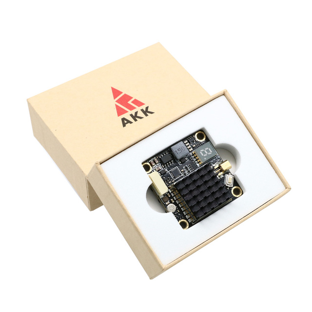 AKK 2W VTX FX2-Dominator 250mW/500mW/1000mW/2000mW Switched 5.8Ghz 40CH Smart Audio Transmitter With MIC SMA Plug for Race Drone