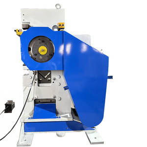 Nueva máquina de herrero hidráulica para punzonadora y plegadora de corte ciego Vertical de ángulo de acero, máquina perforadora y cizalla - Product Image 1