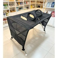 USMILEPET Hamac de toilettage pliable pour animaux de compagnie, support de bain pour chiens et chats, cadre fixe anti-griffures et anti-morsures pour petits chiens et chats