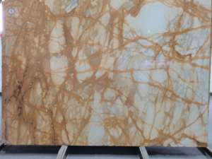 Mármol Siena Translúcido Marrón Amarillo, Ónix, Jade, Diseño Moderno para Villas de Lujo - Product Image 3