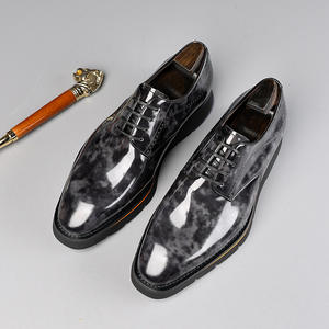 Zapatos de Vestir Italianos de Moda para Hombre, con Hebilla de Monje y Punta Cuadrada. Vestido de Otoño de Cuero de Alta Calidad que Aumenta la Estatura - Product Image 5