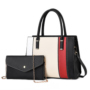 Sac à main en cuir pour femme, grand sac deux pièces, sac à bandoulière tendance, sac à main décontracté - Product Image 6