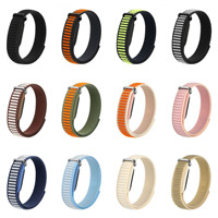 Bracelets de montre en nylon tressé à motifs ondulés OEM en gros, remplacement de bracelets de sport, accessoires pour Fitbit Air