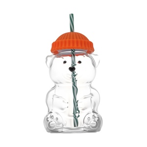 Gobelet à eau Little Bear résistant à la chaleur, 600 ml, moderne, minimaliste, mignon, dessin animé - Product Image 5