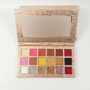 Maquillage en gros Palette d'ombres <span class=keywords><strong>à</strong></span> paupières 18 couleurs Mat <span class=keywords><strong>Nacré</strong></span> Brillant <span class=keywords><strong>Fard</strong></span> <span class=keywords><strong>à</strong></span> paupières de couleur longue durée imperméable de haute qualité - Product Image 2