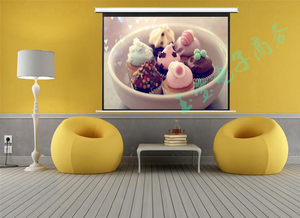 Pantalla de Proyector Motorizada <span class=keywords><strong>El</strong></span>éctrica de 72 Pulgadas Más Vendida 4:3 Blanco Mate para Cine en Casa - Product Image 3