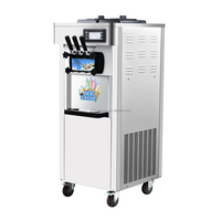 Fabrieksprijs Professionele Automatische Ijsmachine 3 Smaken Nieuwe Staande Commerciële Softijsmachine