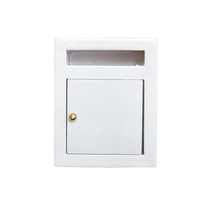Miniatura <span class=keywords><strong>de</strong></span> Buzón Pequeño, Mini Buzón <span class=keywords><strong>de</strong></span> <span class=keywords><strong>Madera</strong></span> Pintado para <span class=keywords><strong>Casa</strong></span> <span class=keywords><strong>de</strong></span> <span class=keywords><strong>Muñecas</strong></span>, Buzón Blanco OA021 - Product Image 1