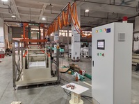 Ligne de nettoyage automatique pour machine de revêtement PP par électrolyse en baril avec PLC
