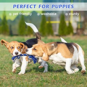 Jouet pour chien en corde de coton durable en gros, jouet à mâcher pour animaux de compagnie - Product Image 5