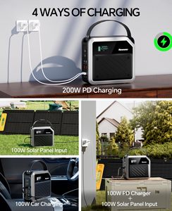 Station d'alimentation portable Newsmy P72 100W 72000mAh, alimentation portable 200W DC 270Wh, alimentation de secours à domicile - Product Image 4