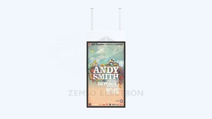 Độ Sáng Cao Gắn Trần Hai Mặt Hiển Thị TREO Lcd Hai Mặt Quảng Cáo Màn Hình - Product Image 5