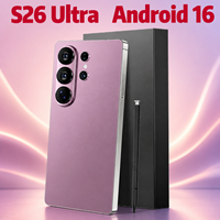 Teléfono Celular Inteligente S 26 Ultra de Alta Calidad, 22GB+2TB, 7.3 Pulgadas, Desbloqueado, Doble SIM, 8000mAh, 72+108MP, 5G WIFI, Teléfonos Móviles Económicos