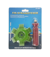 Brosse de refroidissement CT-351, radiateur à condensateur, peigne à ailettes, outils manuels de réfrigération, peigne à ailettes, lisseur à ailettes