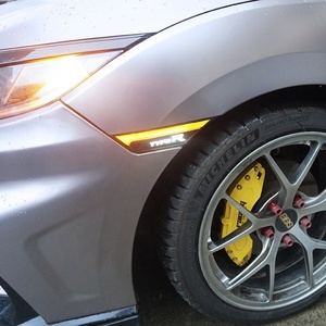 Feu de signalisation TypeR, clignotant LED latéral, feu de position de garde-boue, feu de jour, lampe automobile pour Honda Civic 2016-2021 - Product Image 6