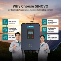 Variateur de fréquence SINOVO pour moteur industriel 4kW 0.7kW 1.5kW 220V Ip65 VFD Inverseur 30% d'économie d'énergie CE