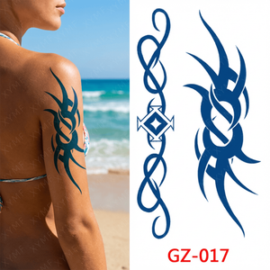 Tatuajes Temporales Profesionales de Alta Calidad, Diseños Modernos, Tinta de Jugo Herbal Mate de Larga Duración (15 Días), Tatuaje Jagua - Product Image 5