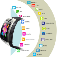 Reloj inteligente Q18, inalámbrico, Android, con tarjeta SIM y cámara, teléfono móvil, para todos los teléfonos