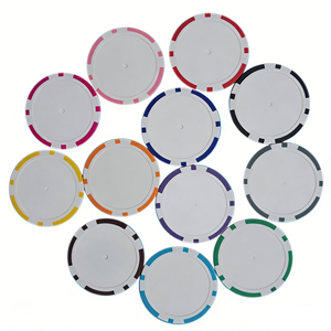 Fichas de Póker PS al por Mayor, 39 mm, Diseño en Blanco, Fichas de Casino Duraderas para Fiestas y Entretenimiento - Product Image 5