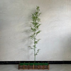 Plante artificielle en <span class=keywords><strong>bambou</strong></span> en plastique, décoration de style moderne et luxueux, feuilles simulées respectueuses de l'environnement <span class=keywords><strong>pour</strong></span> une utilisation en intérieur et en extérieur - Product Image 2