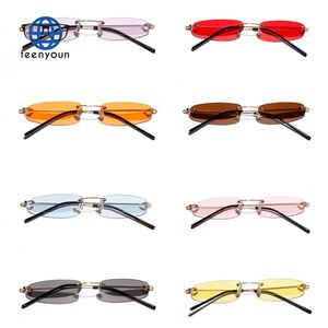 <span class=keywords><strong>Occhiali</strong></span> <span class=keywords><strong>da</strong></span> <span class=keywords><strong>Sole</strong></span> Teenyoun Rettangolari Stretti e Piccoli Senza Montatura per Donna, Colore Caramella, <span class=keywords><strong>Occhiali</strong></span> <span class=keywords><strong>da</strong></span> <span class=keywords><strong>Sole</strong></span> <span class=keywords><strong>Sottili</strong></span> e Piccoli per Uomo, Lenti Trasparenti UV400 - Product Image 4