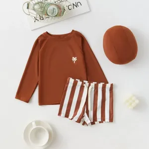 Costume da bagno per bambini Angel Uniwin, modello Ins Split, protezione solare, asciugatura rapida, in poliestere, taglie Small, Medium, Large - Product Image 1