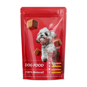 Bolsa de comida para perros de plástico PET ecológica con sello de cremallera fuerte, venta al por mayor, embalaje de comida para perros resellable para alimentos enlatados - Product Image 2