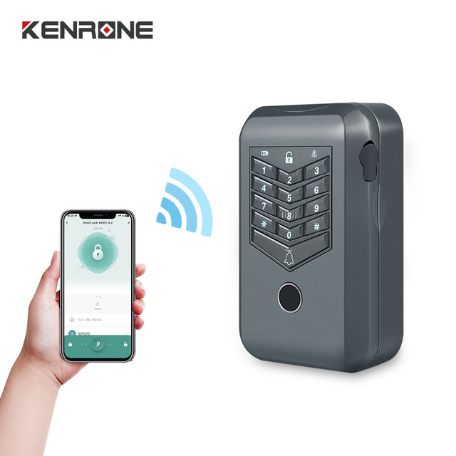 KENRONE Smart Electronic Lock Combination Safe Key Locks Box Intelligent Key Box Remote Control Tuya App for Home Commercial Use