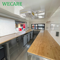 WECARE Chariots de cuisine mobiles, bar à hot-dogs, barbecue, remorque à pizza, bar à café, concession de glaces, camion de restauration entièrement équipé