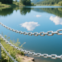 Sécurité routière des véhicules autoroutiers barrière de câble métallique populaire garde-corps de chaîne de câble Flexible pour bord de route Riverside