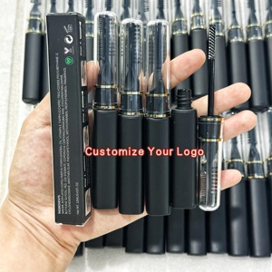 Colle à sourcils de <span class=keywords><strong>maquillage</strong></span> <span class=keywords><strong>professionnel</strong></span> tenue extrême Gel de réglage des sourcils maintien de 16 heures Vegan finition naturelle applicateur de pinceau ombre claire - Product Image 2