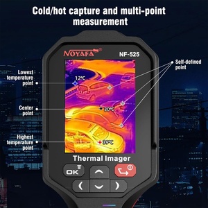 Caméra thermique NF-525, résolution IR 120x90, double lumière visible, portable, écran LCD 28 pouces, plage de -4F à 752F, 25Hz - Product Image 5