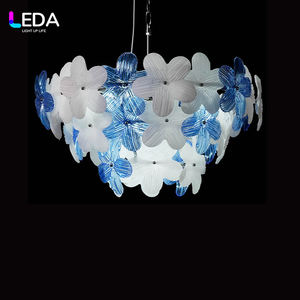 LEDA Latest Modern Wedding <b>Ceiling</b> Decoration Flower-Shaped Hanging LED Acrylic Chandelier for Wedding Activities - Product Image 4