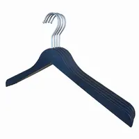 Plastic Ruimtebesparende Hangers Hout Imiteren Hangers Voor Doeken Pak Hangers