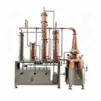 Distillateur hybride 1000L multifonctionnel pour la production de whisky et de spiritueux pour distillerie