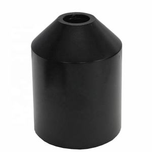 Bougeoir fait à la main en Aluminium, couleur noire, mate, élégante, pouvant être personnalisé, pour les mariages, offre spéciale - Product Image 1