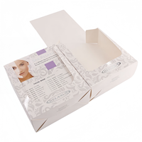 Boîte cadeau cosmétique personnalisée en papier, vente en gros, OEM, boîte pliante en papier artistique, emballage beauté