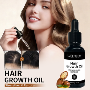 Huile Capillaire Végétale GREENLEM à Marque Blanche pour la Croissance des Cheveux, au Romarin et aux Graines Noires, Traitement Naturel et Biologique Sans Huile pour Cheveux Secs, OEM - Product Image 2