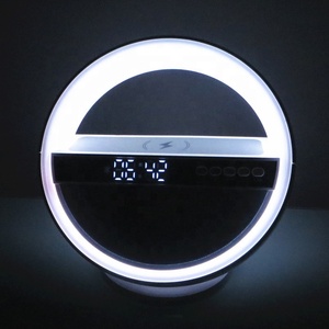 Lonvel mới nhất nóng bán hiển thị kỹ thuật số Alto falante nhanh chóng không dây sạc BT Loa G5 đồng hồ báo thức với LED ánh sáng ban đêm - Product Image 5