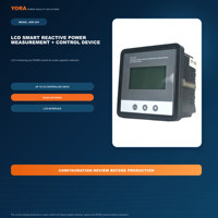 Contrôleur de condensateur intelligent JKW-32H RS485 avec écran LCD pour panneaux de compensation basse tension