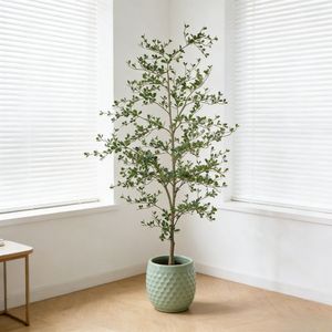 <span class=keywords><strong>Arbre</strong></span> d'<span class=keywords><strong>olivier</strong></span> noir artificiel de 7 pieds à prix de gros, décoration de maison, bureau, salle d'exposition, arbres d'<span class=keywords><strong>olivier</strong></span> noirs artificiels réalistes - Product Image 3